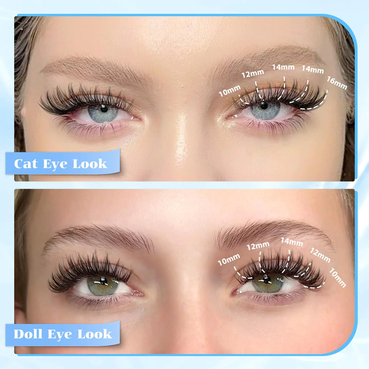 Natural Lash Clusters