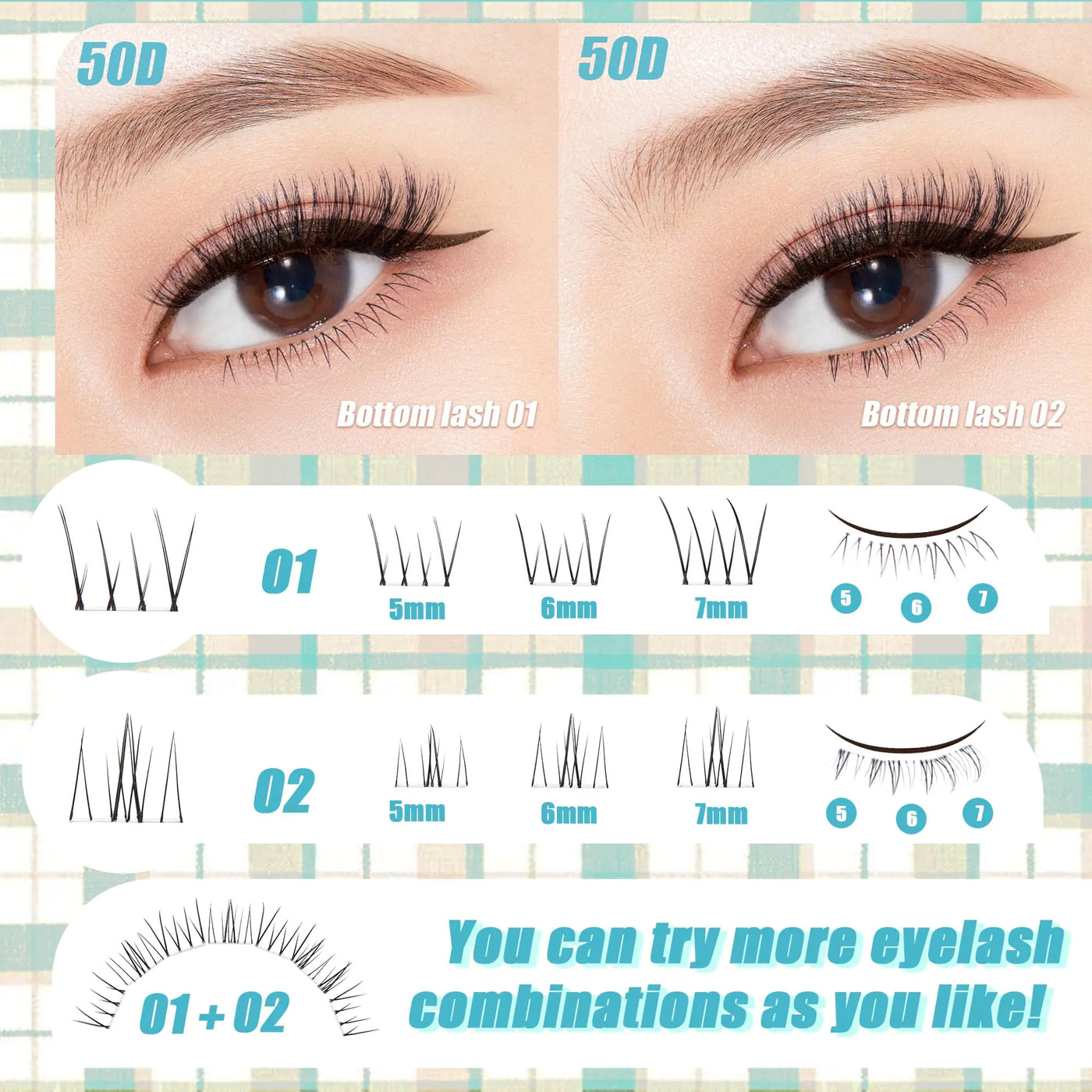 Lash Clusters Kit with Bottom Lashes