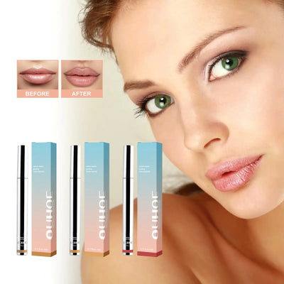 OUHOE Peel Lip Liner, Plump Lip Lines Show Lip Color Without Makeup Peeling Lip Liner