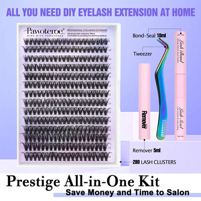 Pawotence Lash Extension Lash Clusters