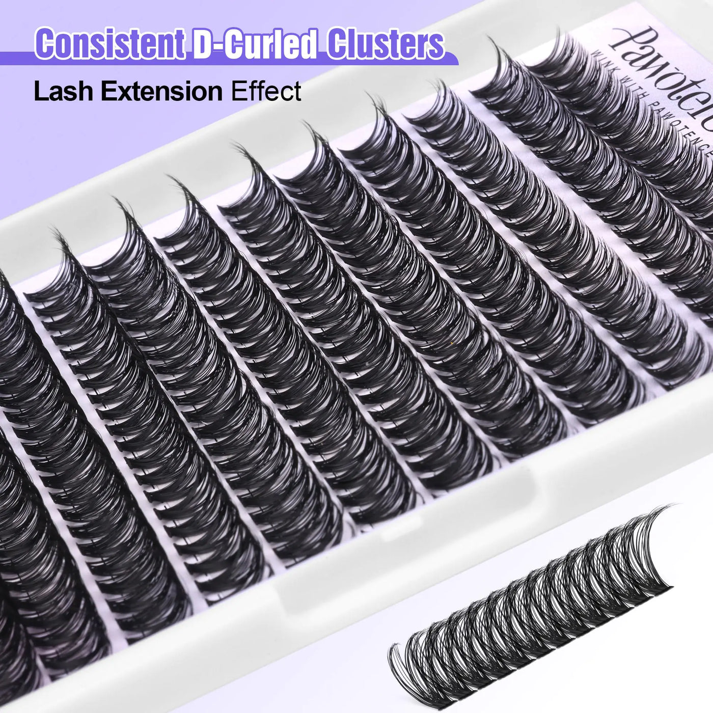 Pawotence Lash Extension Lash Clusters