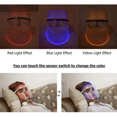 LED Photon Light Therapy Facial Mask