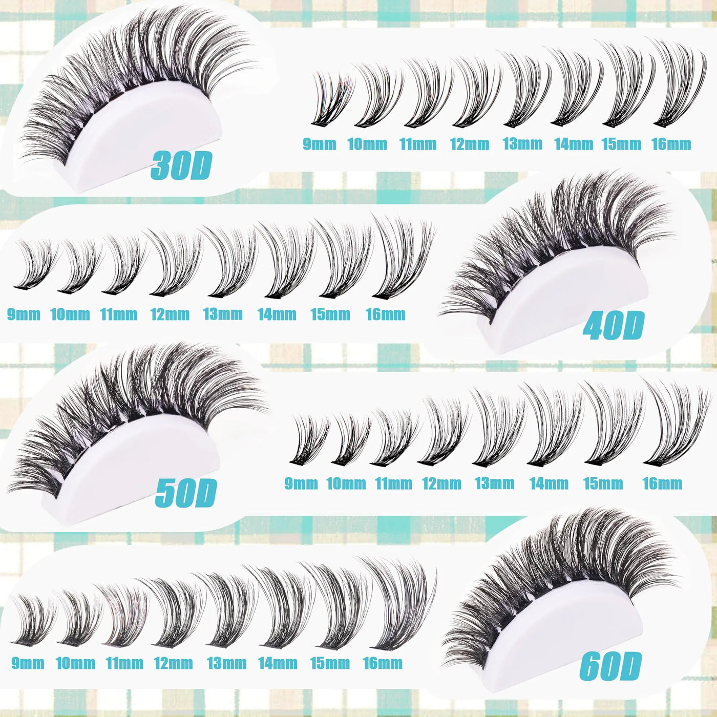 Lash Clusters Kit with Bottom Lashes